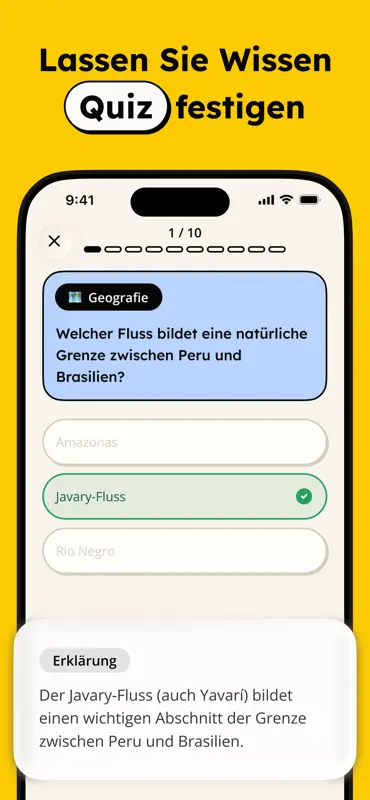 GenK: Allgemeinwissen Quiz screenshot 5 of 10