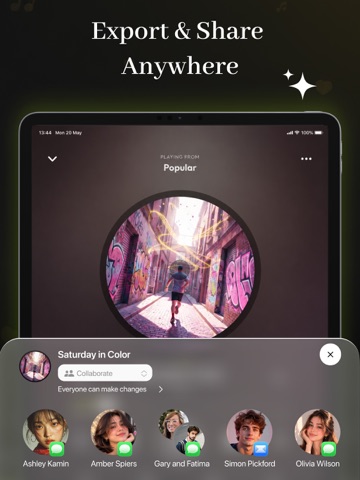 Lyriqa - AI Song & Music Maker iPad screenshot
