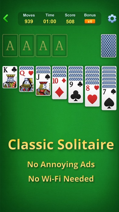 Screenshot #1 pour Solitaire - Brain Puzzle Game