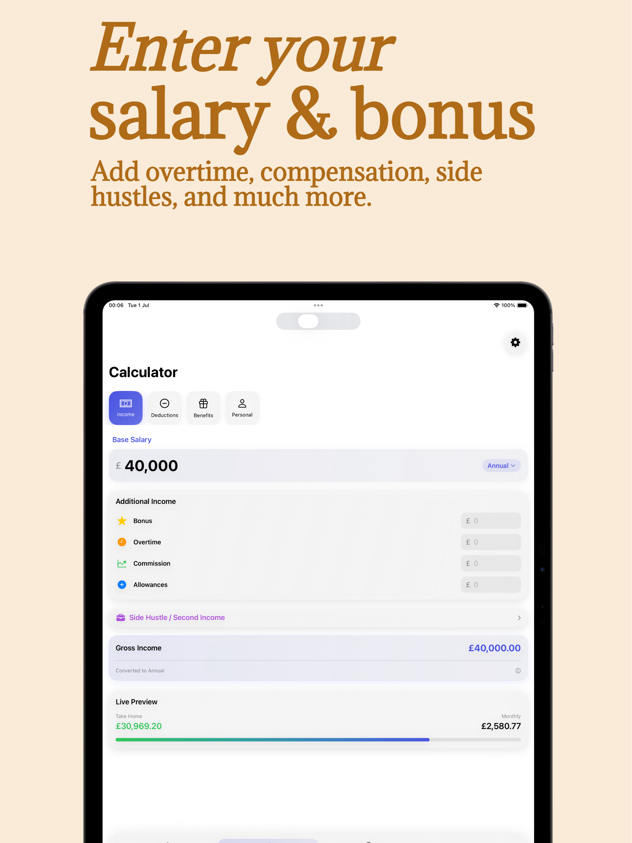 takehome: UK Take-Home Salary screenshot 7