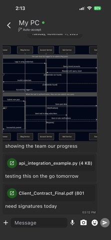 Zynk: Easiest Data Transfer iPhone screenshot