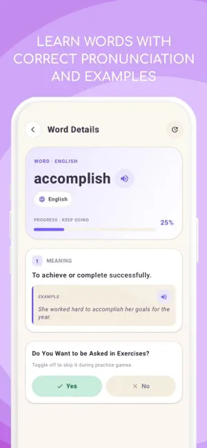 My Dictionary: Vocab Games screenshot 4