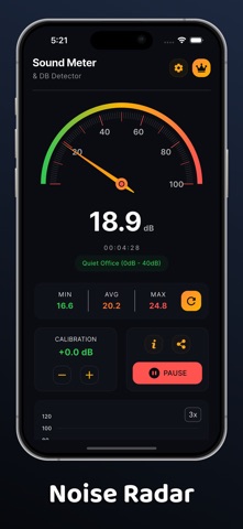 Sound Meter & dB Detector Screenshot 4 of 5
