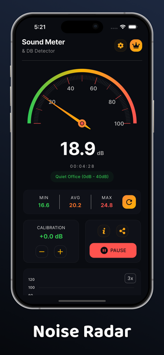 Sound Meter & dB Detector Screenshot 4 of 5
