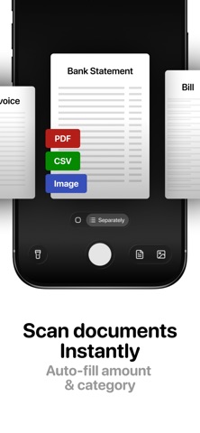 Qalta AI: Expense Manager iPhone screenshot