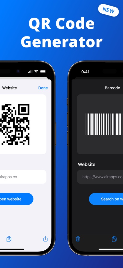 QR Code Reader，Barcode Scanner - Custom Code Creator