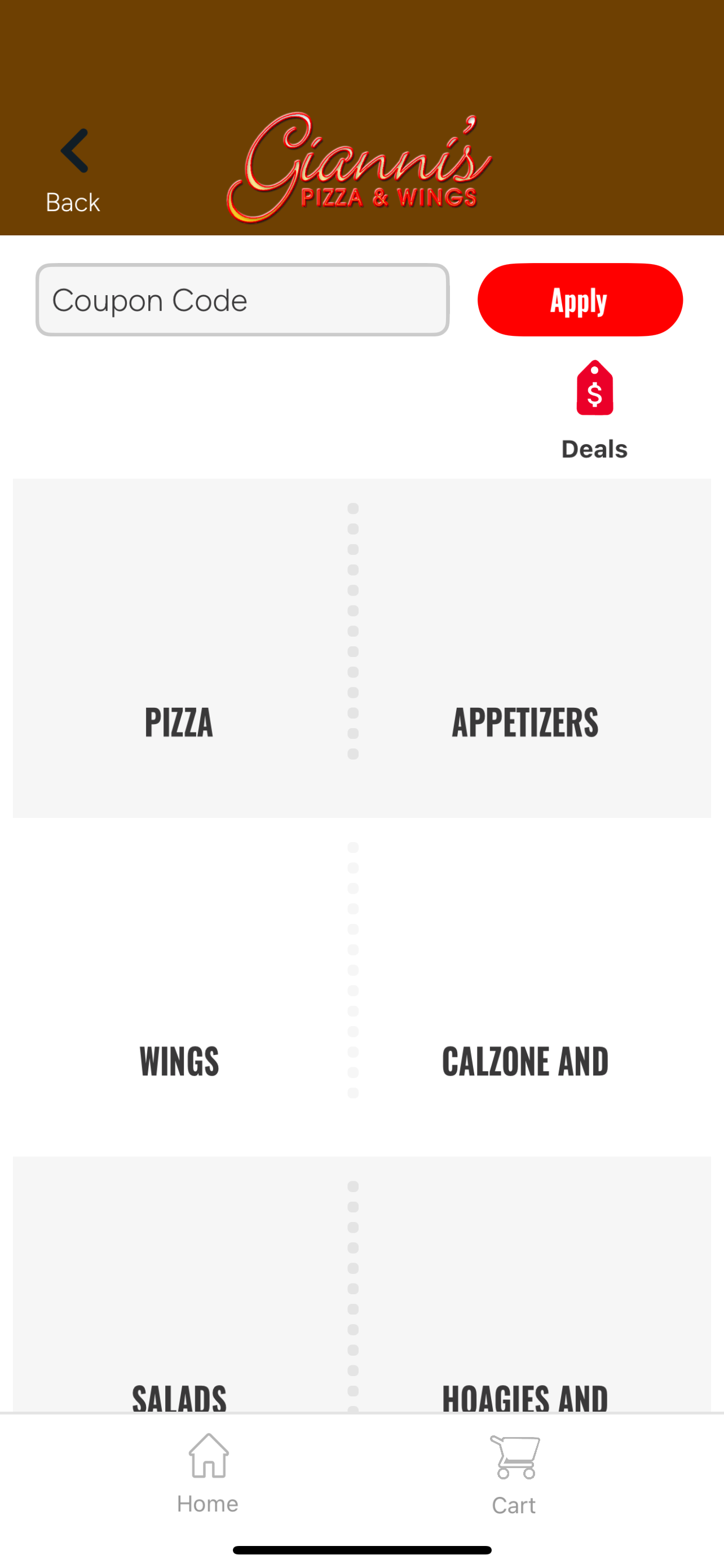 Gianni's Pizza & Wings screenshot 2