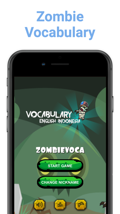 Zombie Vocabulary Indonesia Screenshot