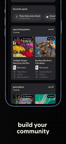 Pie: Free Events, Cool People iPhone screenshot