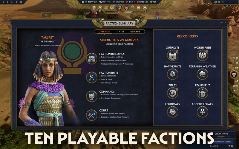 total war: pharaoh iphone screenshot 2
