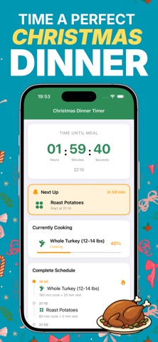 Christmas Dinner Timer screenshot