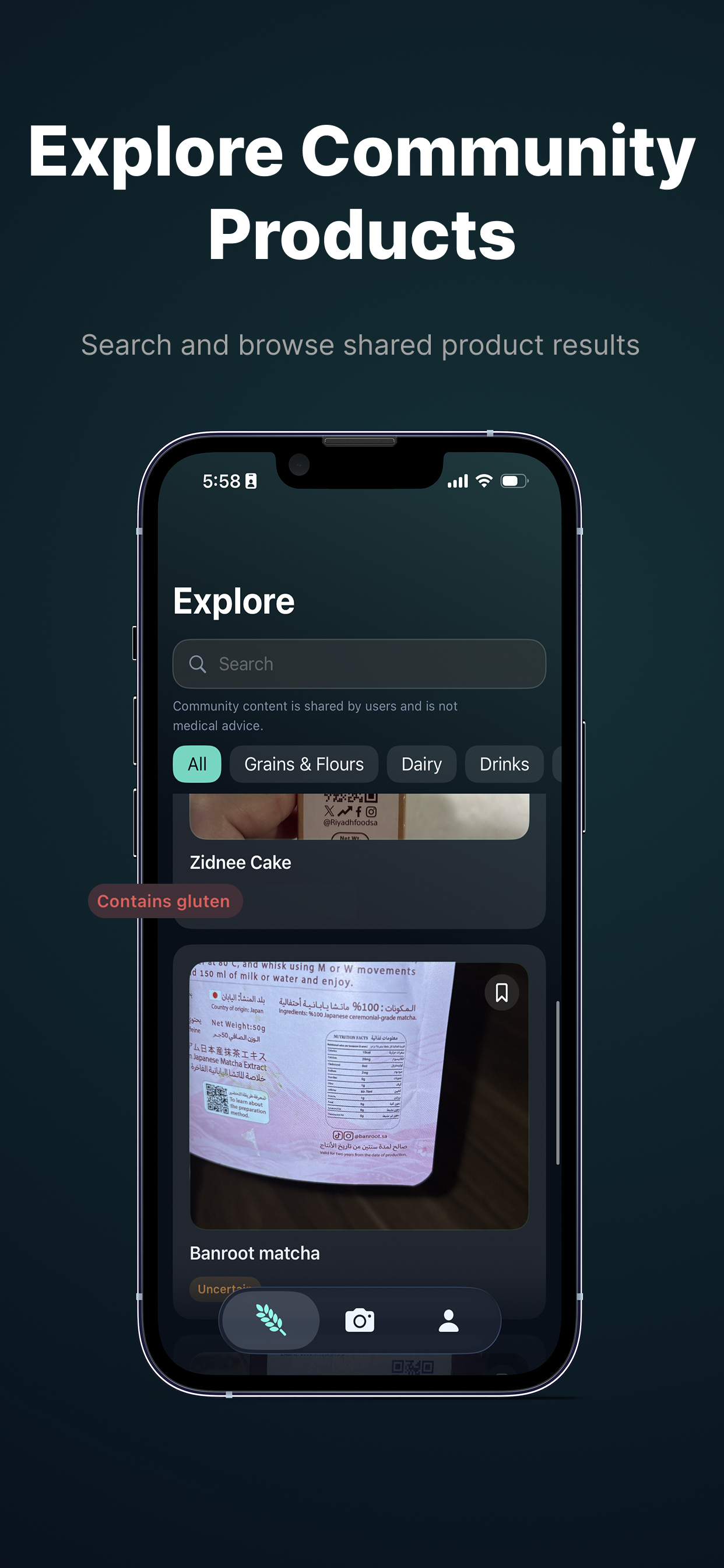 Glutinc - food scanner screenshot 3
