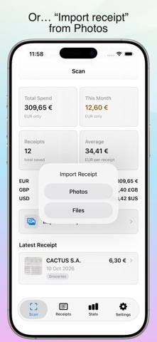 ScanarX Smart Receipt Scanner Screenshot 4 of 10