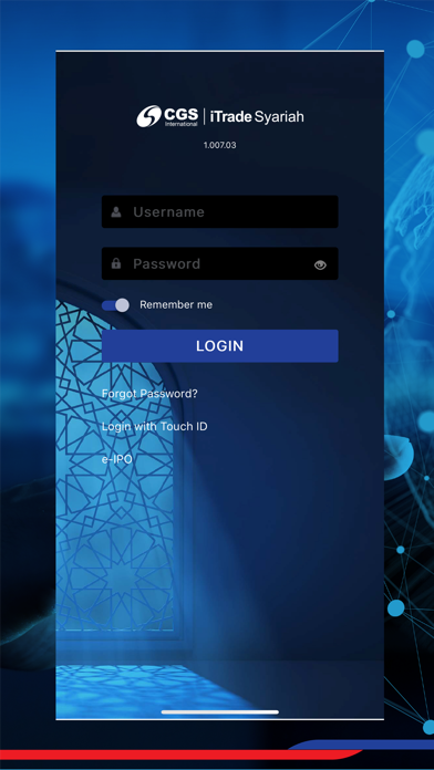 CGS iTrade Syariah IDv1 Screenshot