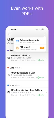 GamePlan: Calendar Syncing Screenshot 3 of 5