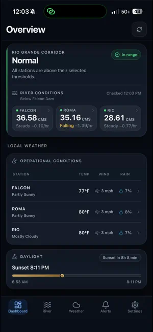 Flow Watch: Rio Grande screenshot 1
