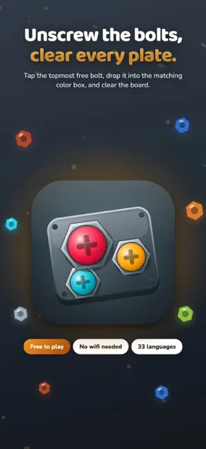 Bolt Out - Screw Sort Puzzle screenshot 1