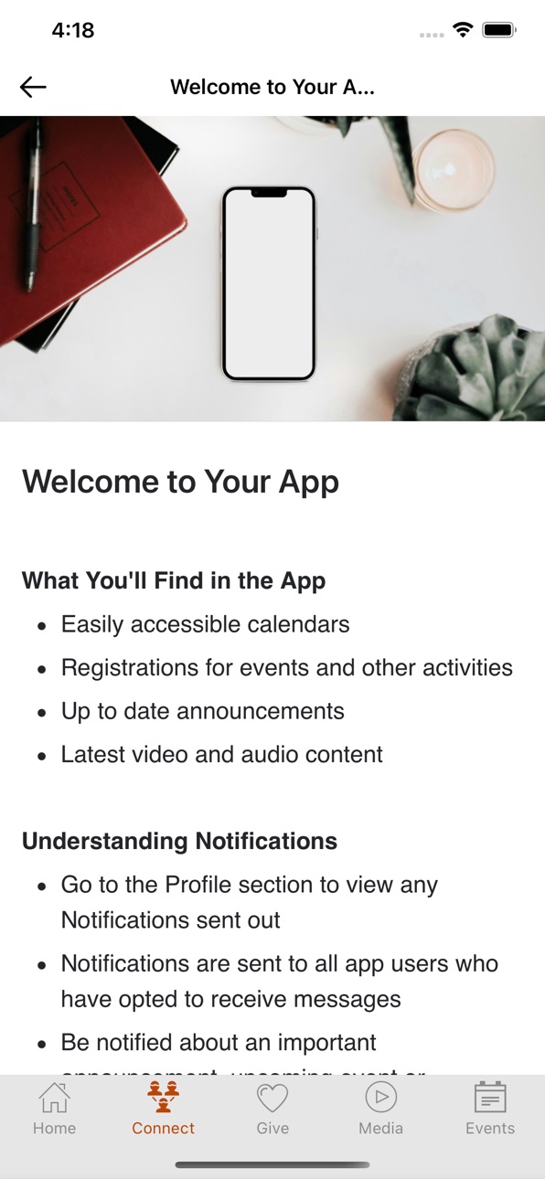 iPhone screenshot