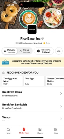 Rico Bagel Inc Screenshot 2 of 4