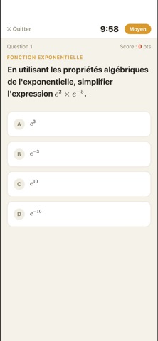 Maths Bac Screenshot 1 of 2