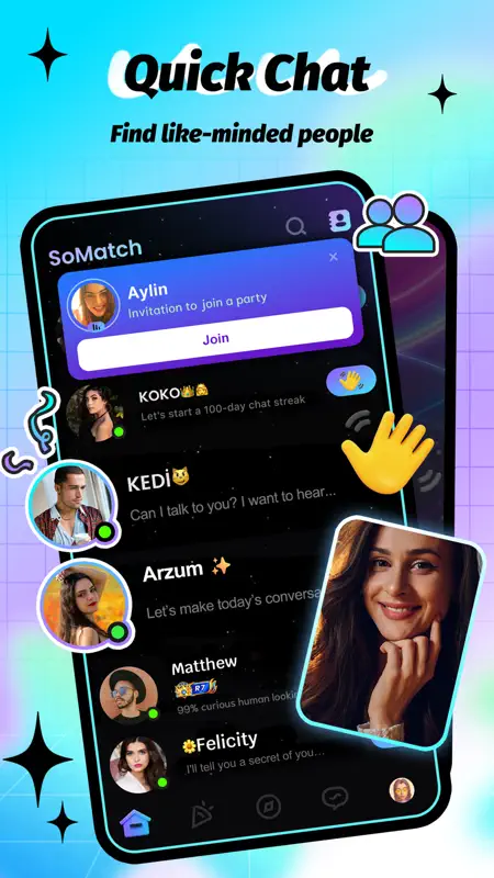 SoMatch-Chat&Make Friend screenshot 1 of 7