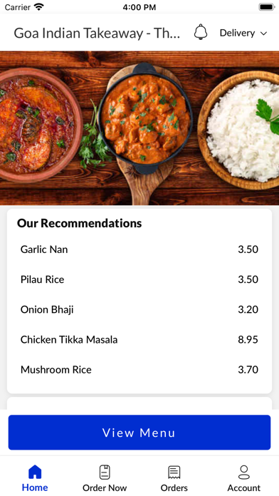 Goa Indian Takeaway Screenshot