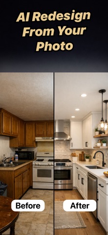 AI Interior Design by Photo iPhone screenshot