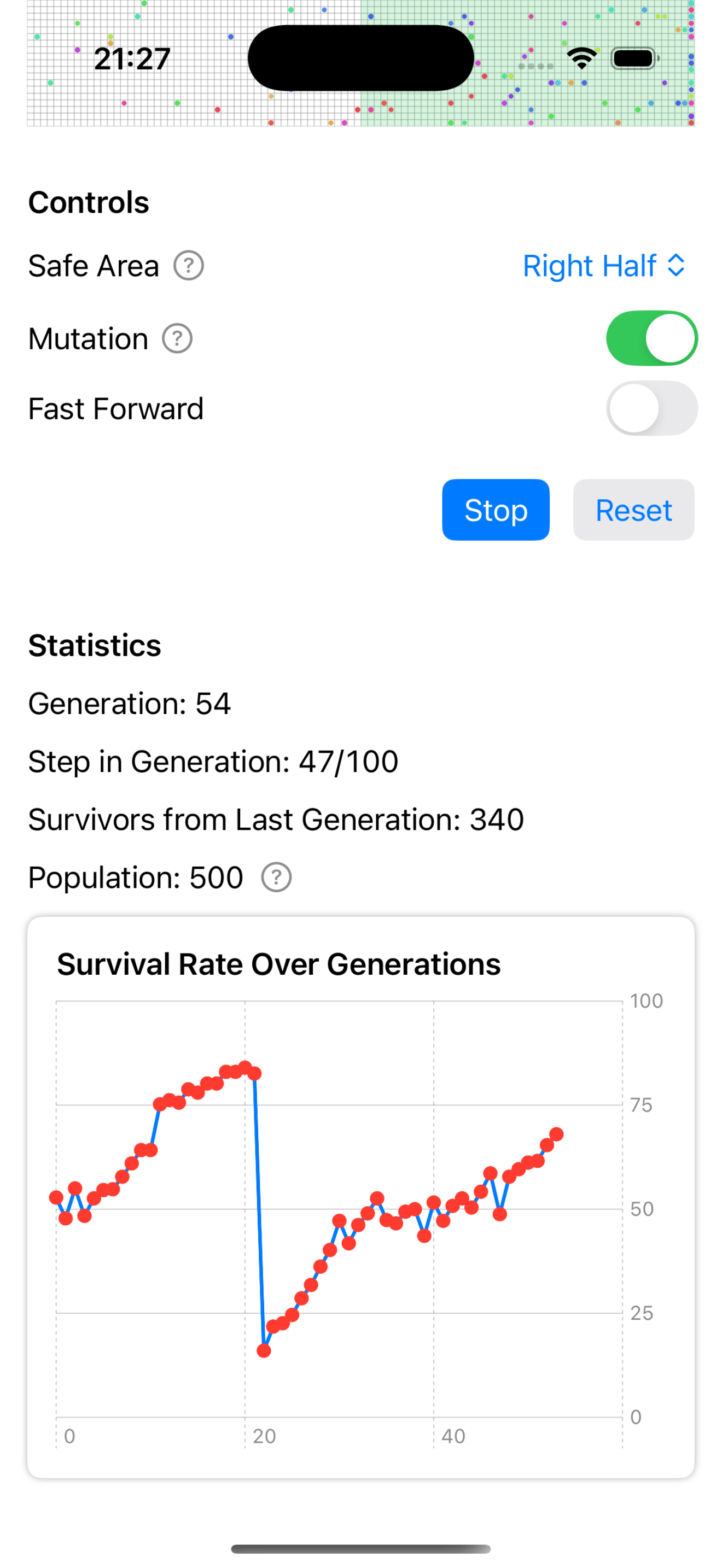 Evolution: Simulator