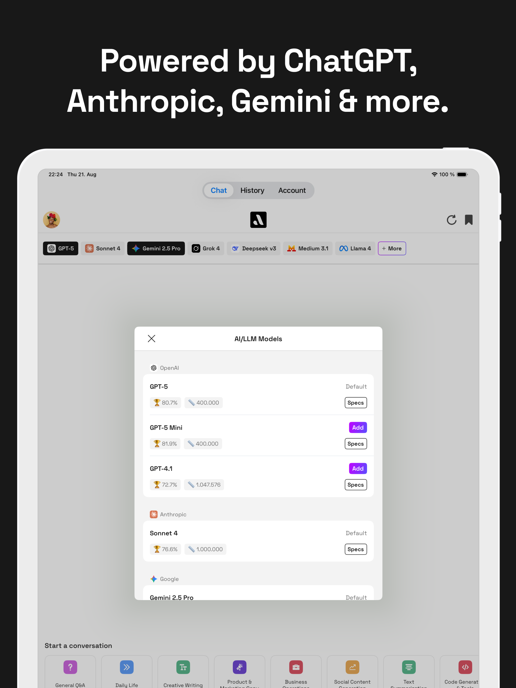 Apollo: Multi-Model AI Chat