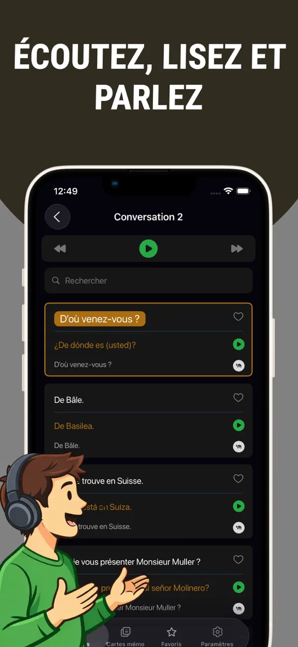 Screenshot #3 pour Apprenez l'Espagnol Facile