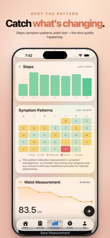 Steady: GLP-1 coach for women iPhone screenshot