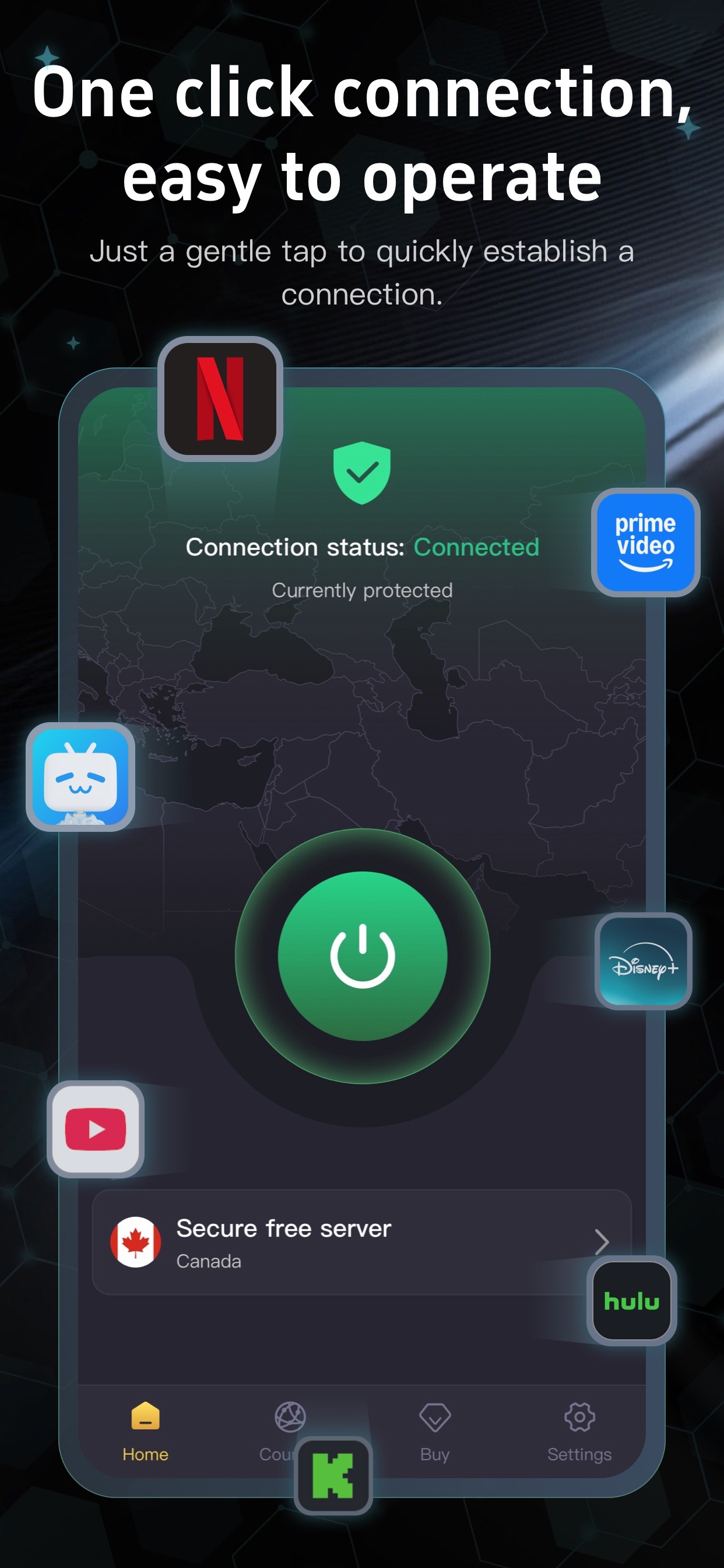 Screenshot 1 of VPN - f3 Super bear