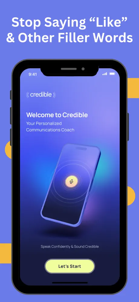 App screenshot for Credible: Speech Coach