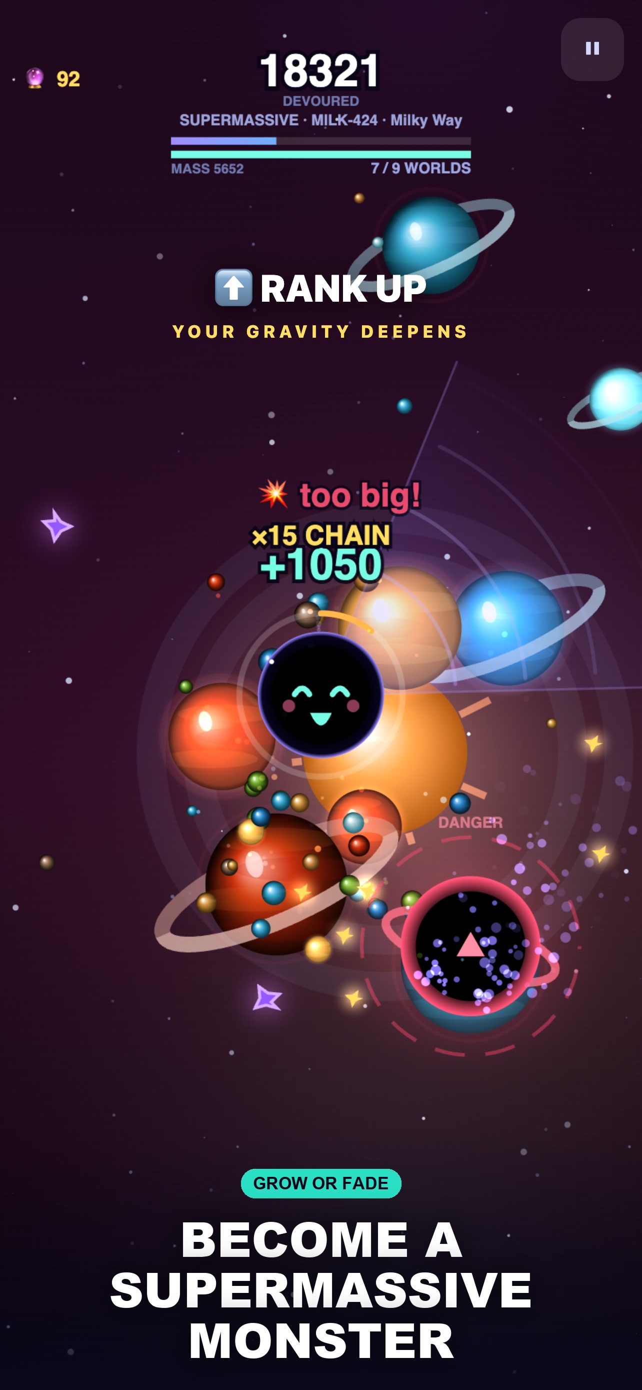 Screenshot 1 of Orbee: Devour the Universe