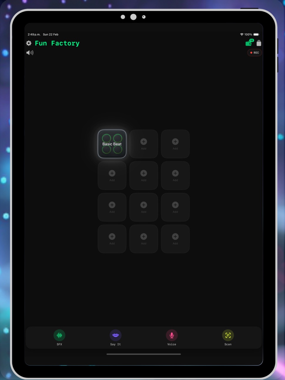 iPad screenshot