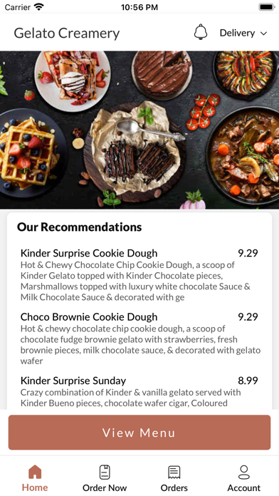Gelato Creamery. Screenshot