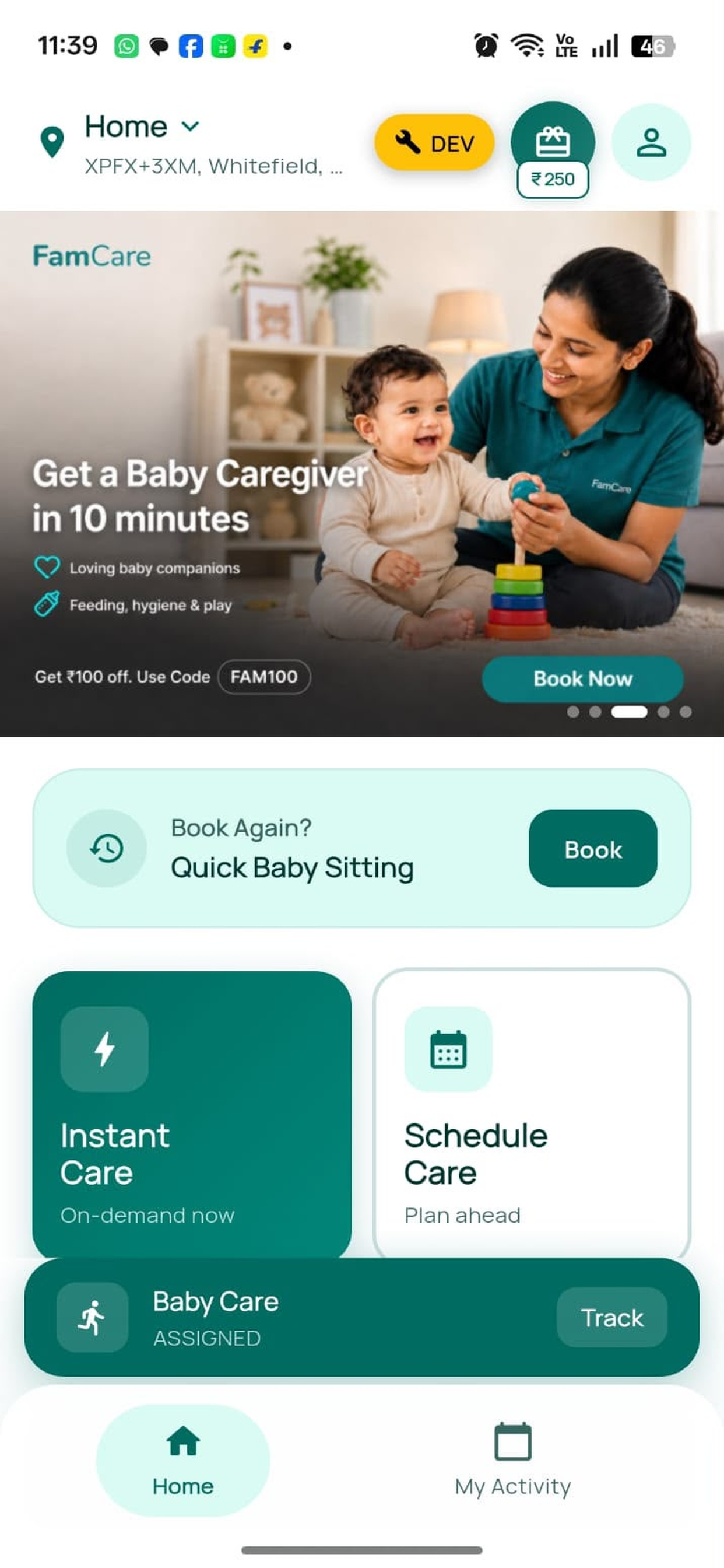 FamCare : Caregiver in 10 Mins