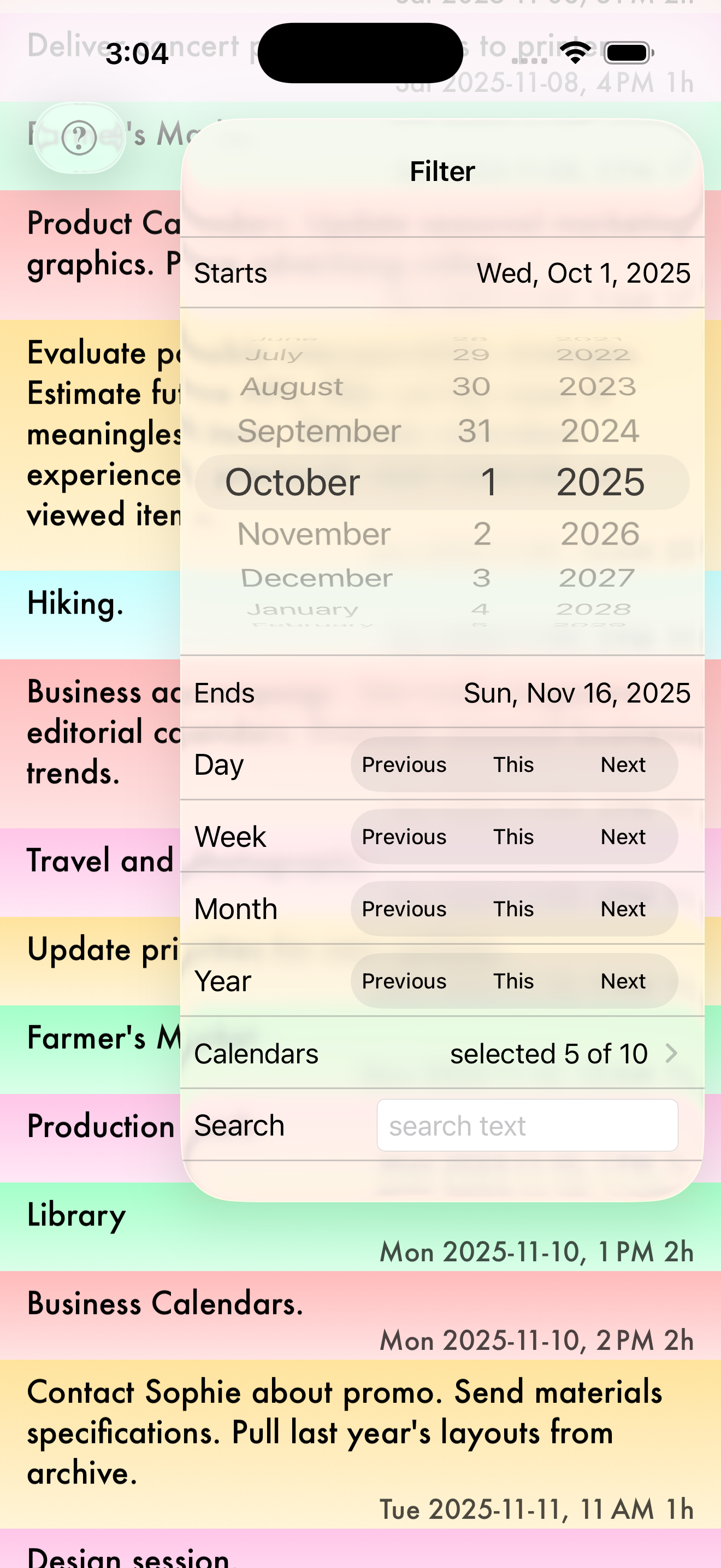 CalReader - Calender logs screenshot 7