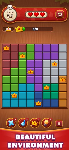 Find The Queens : Logic Puzzle iPhone screenshot