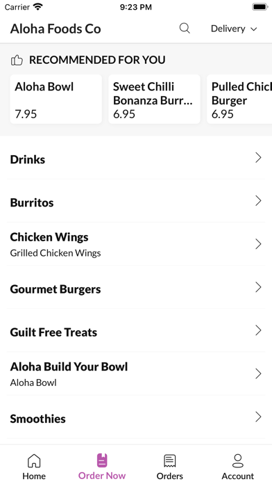 Aloha Foods Co Screenshot