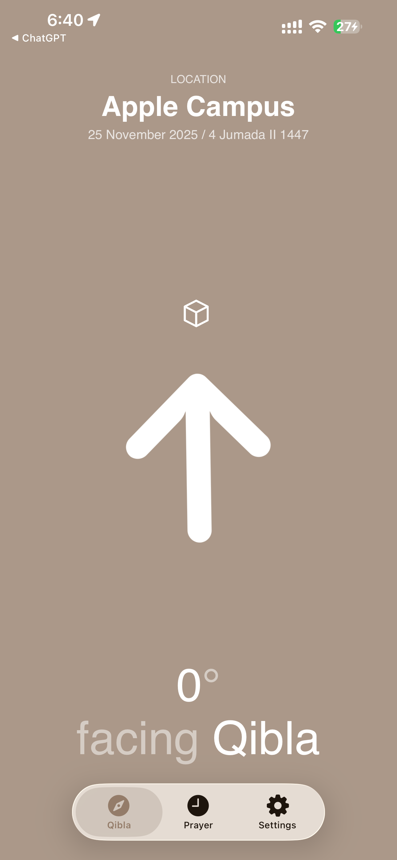 Ilhaam Qibla: Prayer Direction