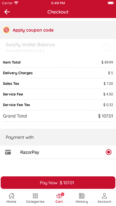 Swizify iPhone screenshot 7 - Food & Drink app