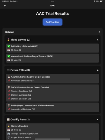 App screenshot