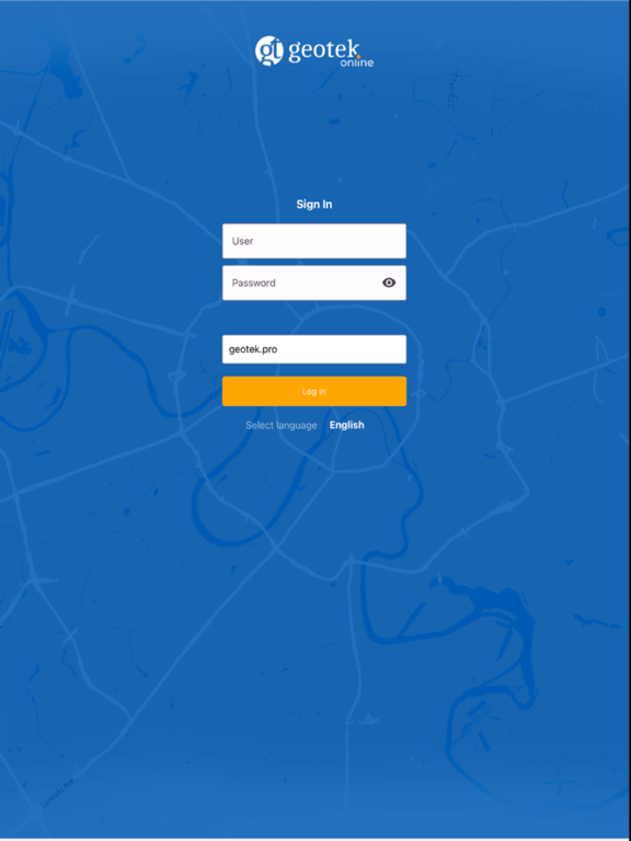 GeoTek Mobile iPad screenshot