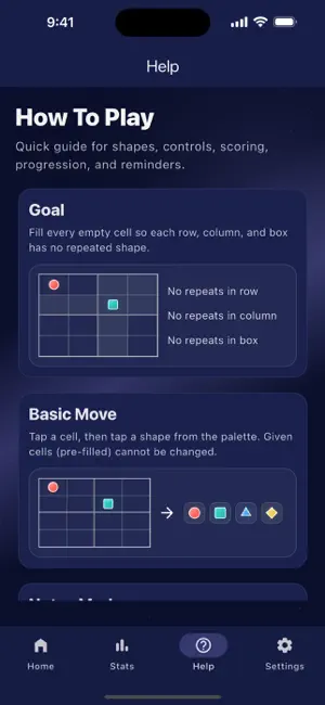 ShapeDoku Puzzle screenshot 1