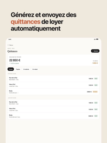 QeeZ · Gestion Locative iPad screenshot