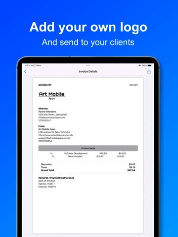 Invoice Maker Receipt Creator screenshot