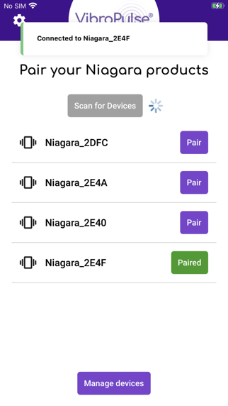 Screenshot 2 of Vibropulse App
