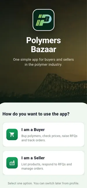 Polymers Bazaar App screenshot 1
