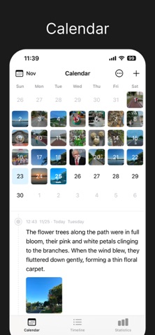 DayNote - Timeline Note Screenshot 2 of 4
